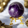 Amethyst Kugel – Tiefviolette Edelsteinkugel für Ruhe & Ausgeglichenheit