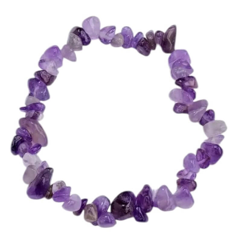 Amethyst Splitterarmband – Zartes Edelsteinarmband für Harmonie & Balance