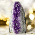 Funkelnde Amethystdruse – Einzigartige Wohn-Dekoration