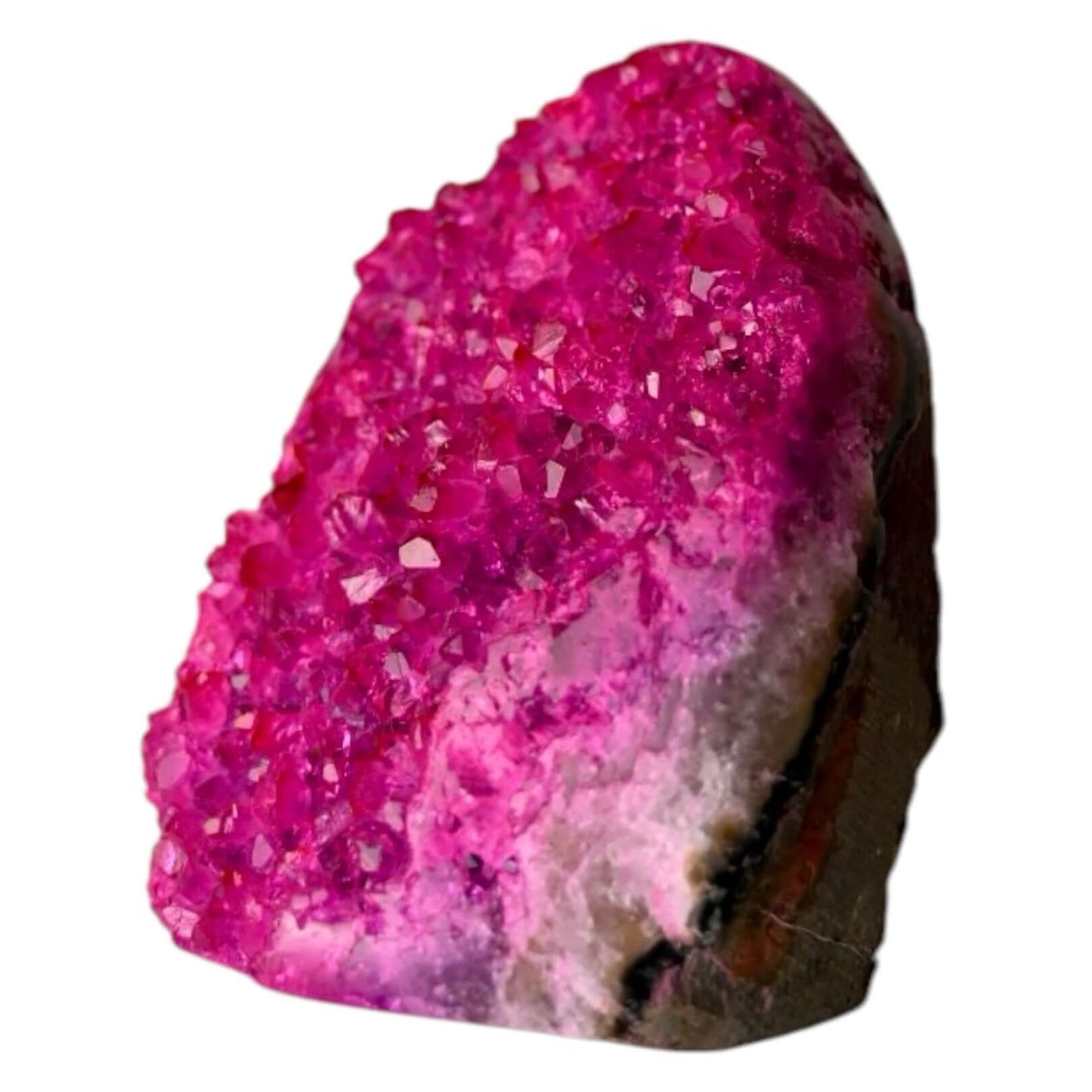 Pinke Amethystdruse – Glitzerndes Highlight für Wohnräume & Atmosphäre