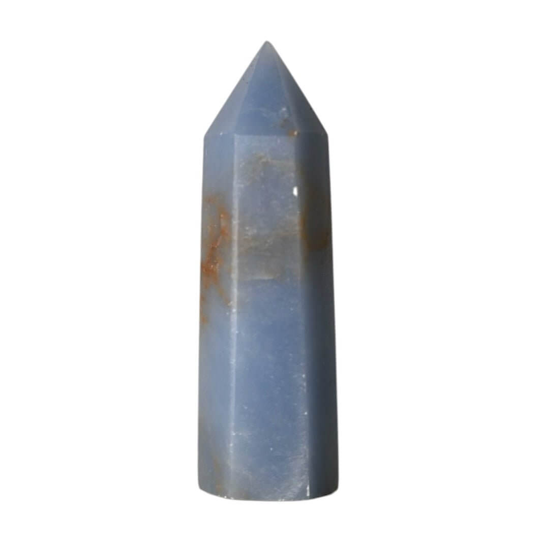 Angelit Obelisk - Himmelblauer Seelenstein