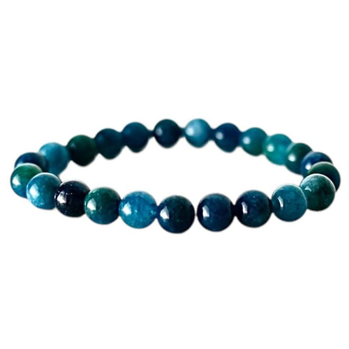 Blaues Apatit Kugelarmband – Kraftvolles Schmuckobjekt für positive Energie