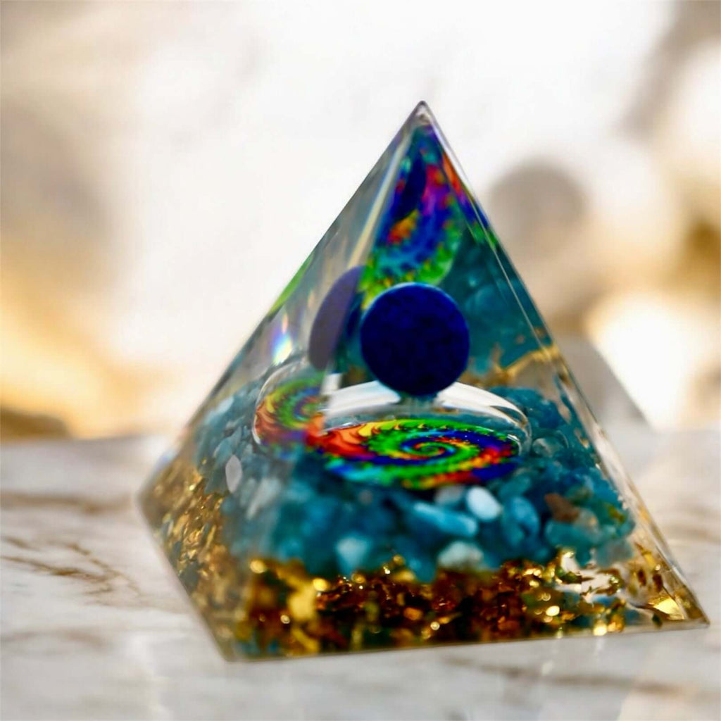 Apatit Orgonit – Kraftvolles Edelsteinstück zur Balance von Körper und Geist