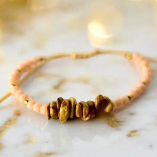 Aragonit Schutzarmband – Ausgeglichenheit & Fokus