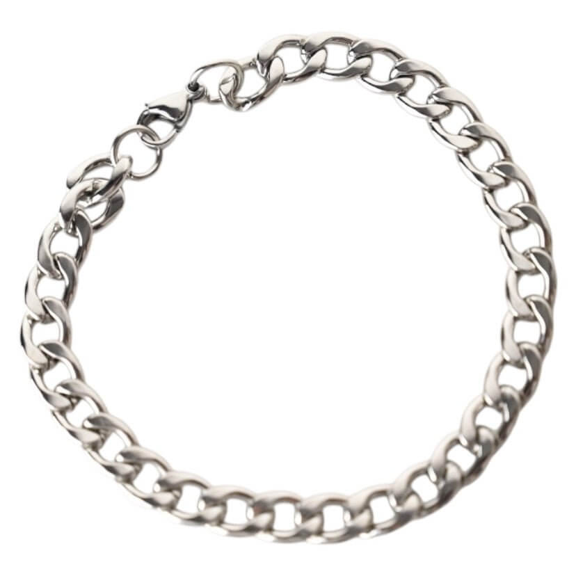 Silbernes grobes Armband – Ausdrucksstark und elegant