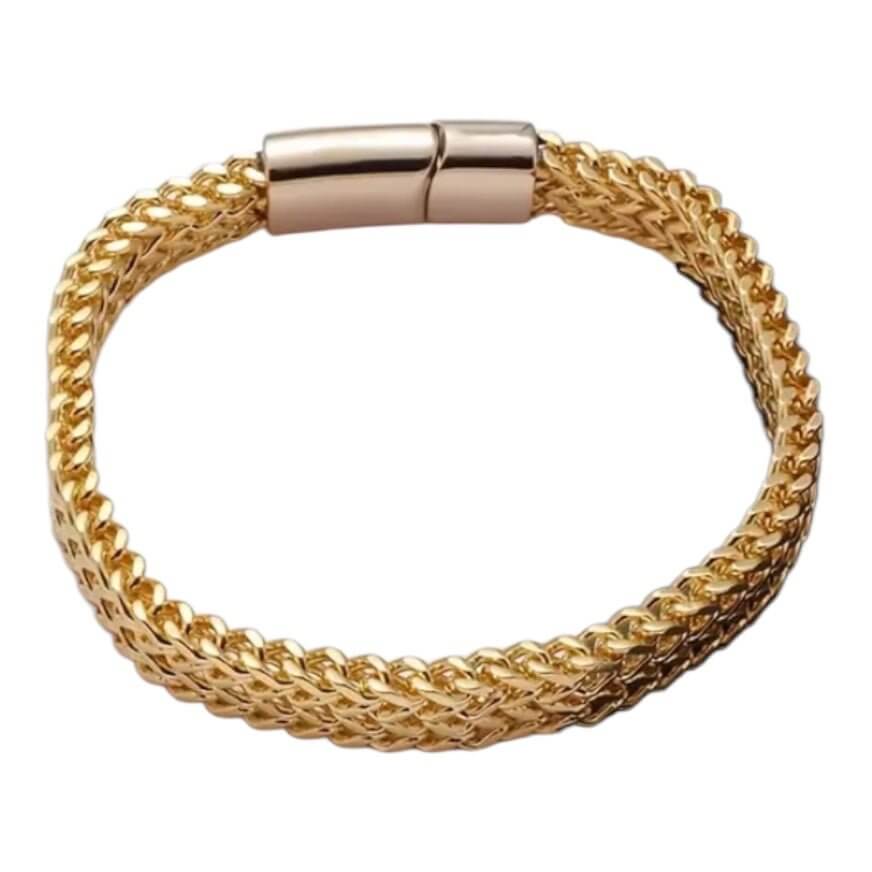 Goldenes Armband mit Magnetverschluss