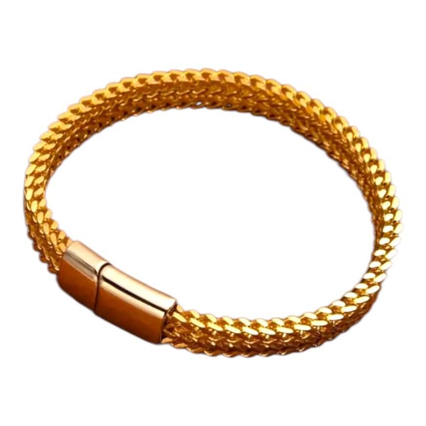 Goldenes Armband mit Magnetverschluss