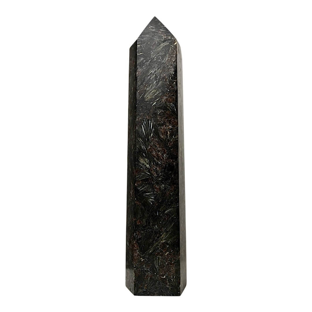 Astrophyllit-Granat Obelisk – imposantes Naturjuwel mit markanter Struktur