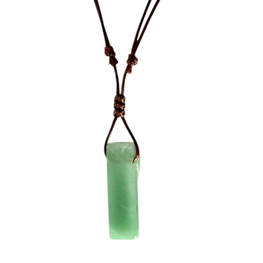 Halskette mit länglichem Aventurin - Harmonie & Ausgeglichenheit