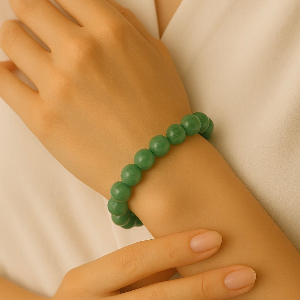 Aventurin Kugelarmband – Sanftes Schmuckstück für Ruhe und Gelassenheit