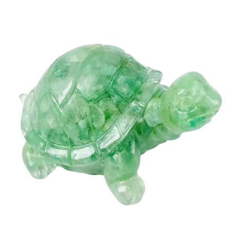 Aventurin Schildkröte – Feines Kristallobjekt in sanftem Grün
