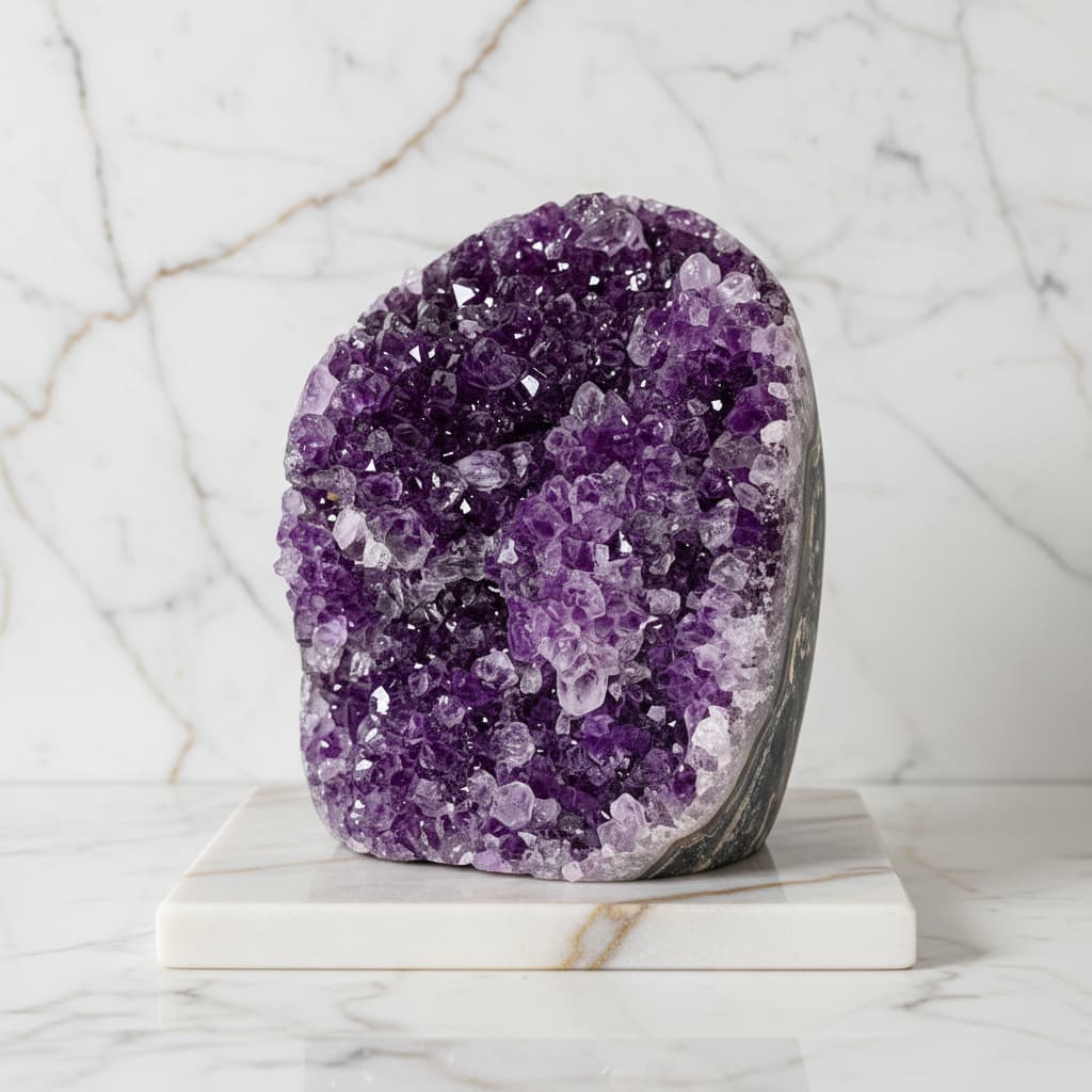 Amethystdruse – Energiequelle für dein Zuhause CrystalScents