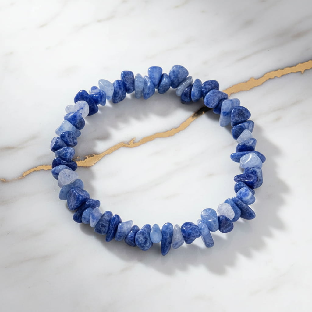 Sodalit Splitter Armband – Fokus & innere Ruhe JETZT sichern CrystalScents