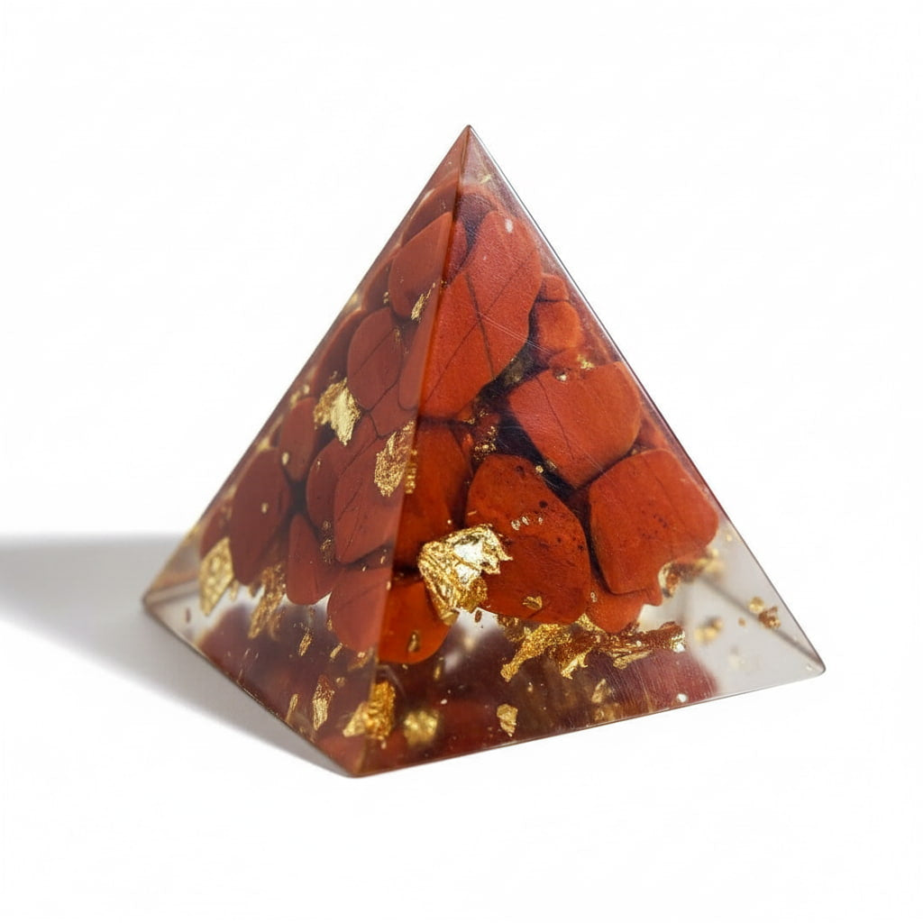 Mini Roter Jaspis Pyramide – Roter Akzent fürs Zuhause CrystalScents