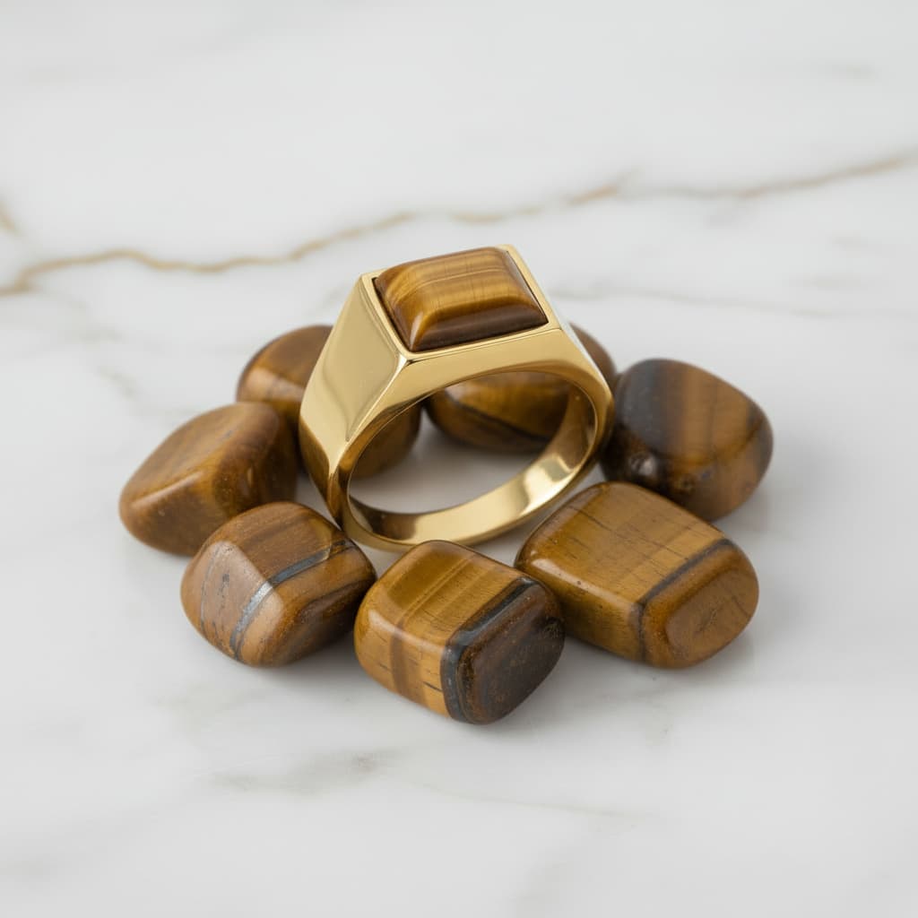 Tigerauge Ring – Stabilität & Selbstvertrauen CrystalScents