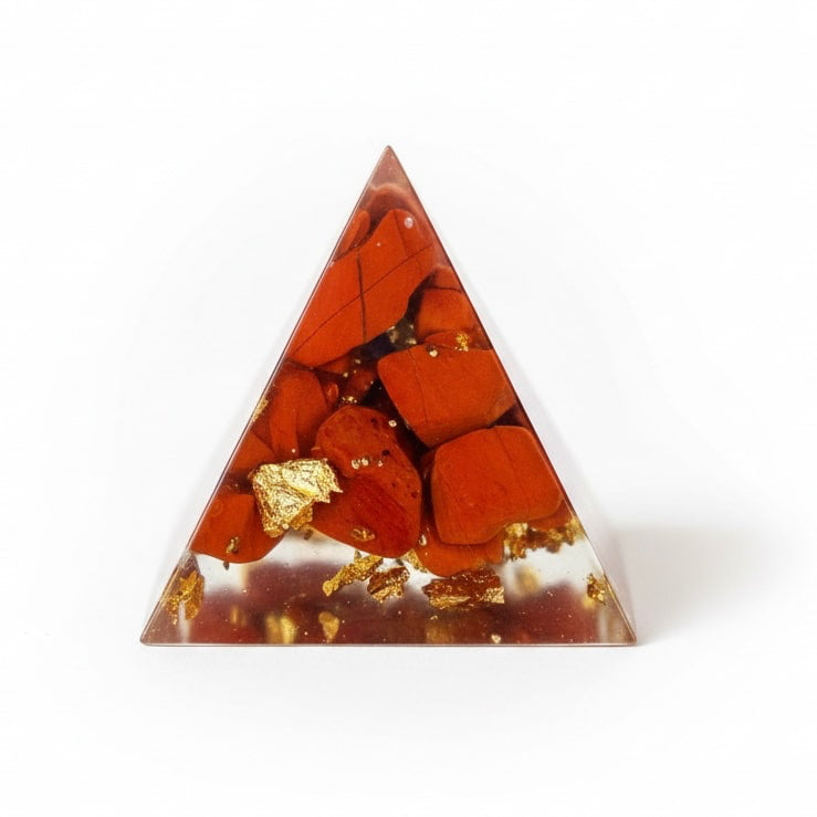 Mini Roter Jaspis Pyramide – Roter Akzent fürs Zuhause CrystalScents