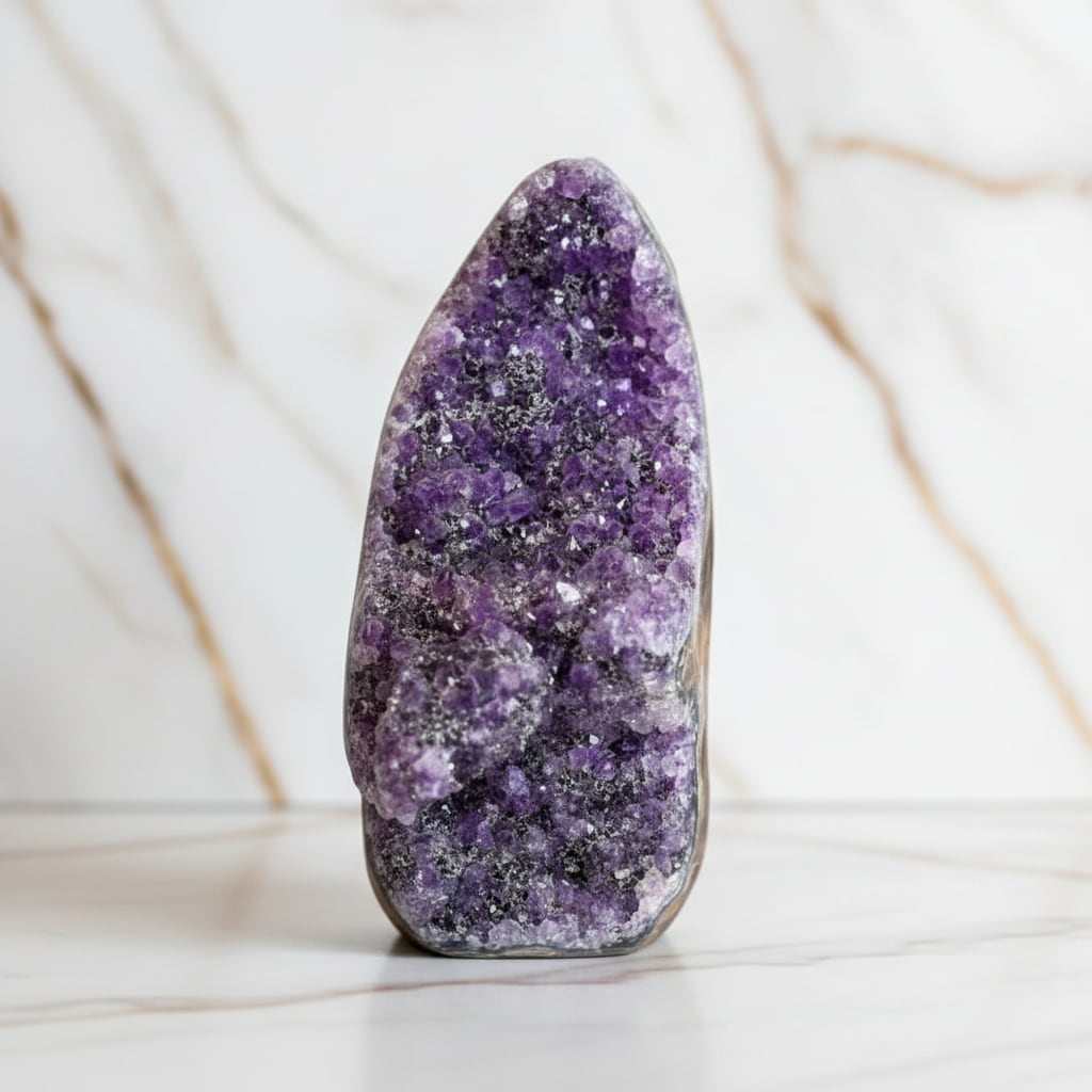 Amethystdruse – Dekoration mit Seele & Harmonie CrystalScents