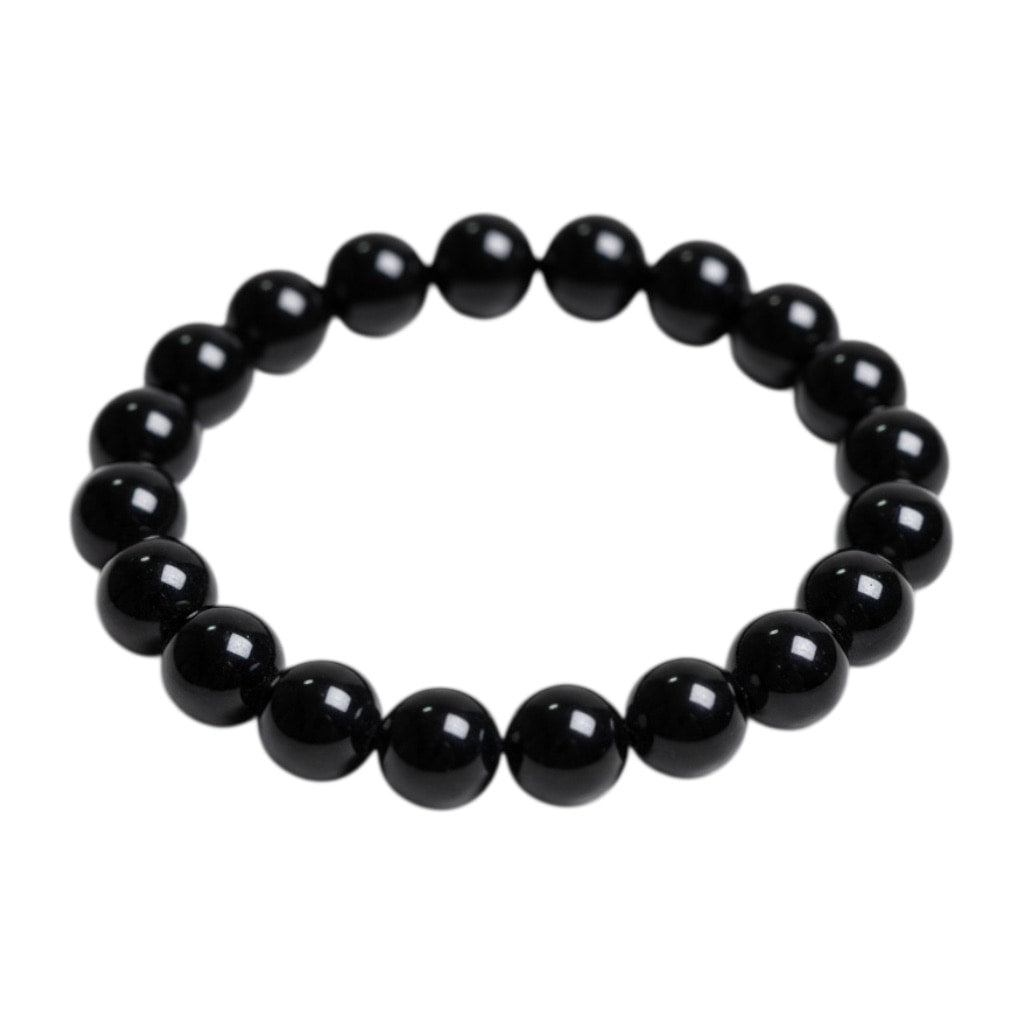 Obsidian Kugelarmband – Tiefschwarzer Glanz