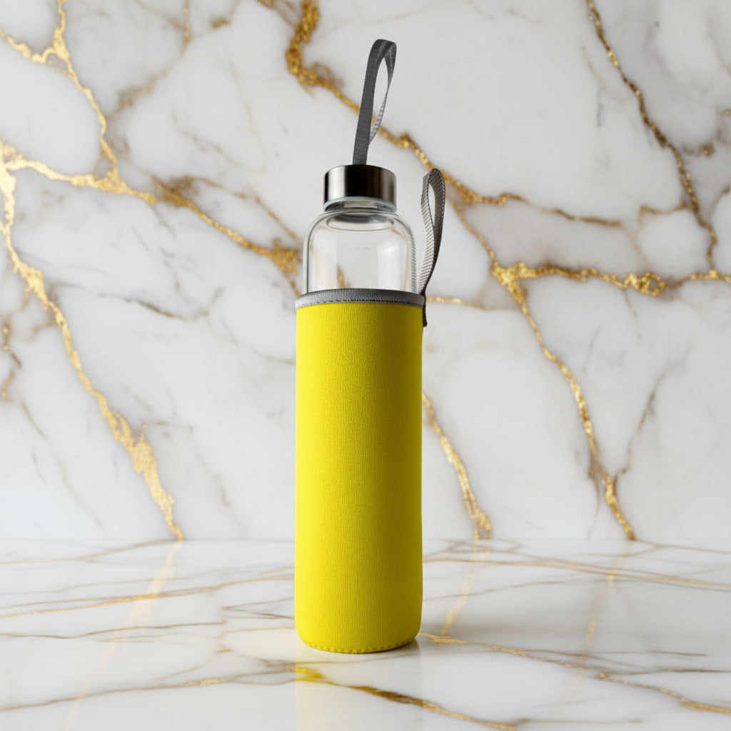 Citrin Trinkflasche – Positive Kraft JETZT sichern CrystalScents