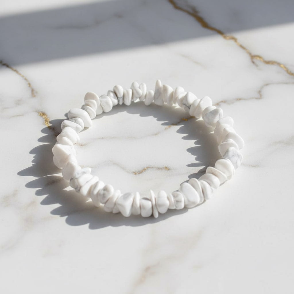 Howlit Splitterarmband – Lebendige Form für innere Ruhe CrystalScents