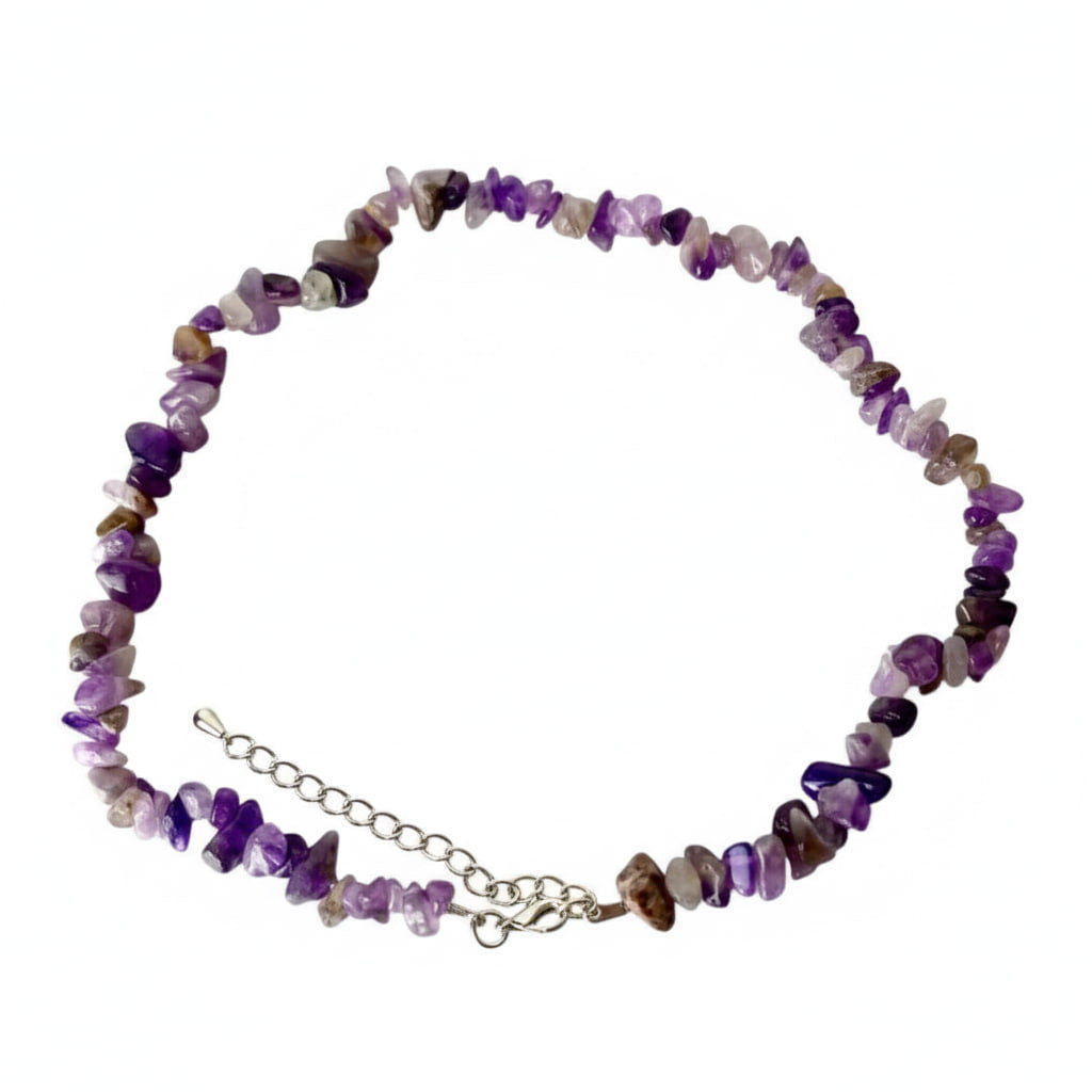 Amethyst Splitter Halskette – für Harmonie & Ruhe