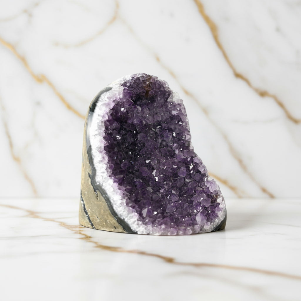 Amethystdruse – Funkelnde Spitzen für Lebendige Energie CrystalScents
