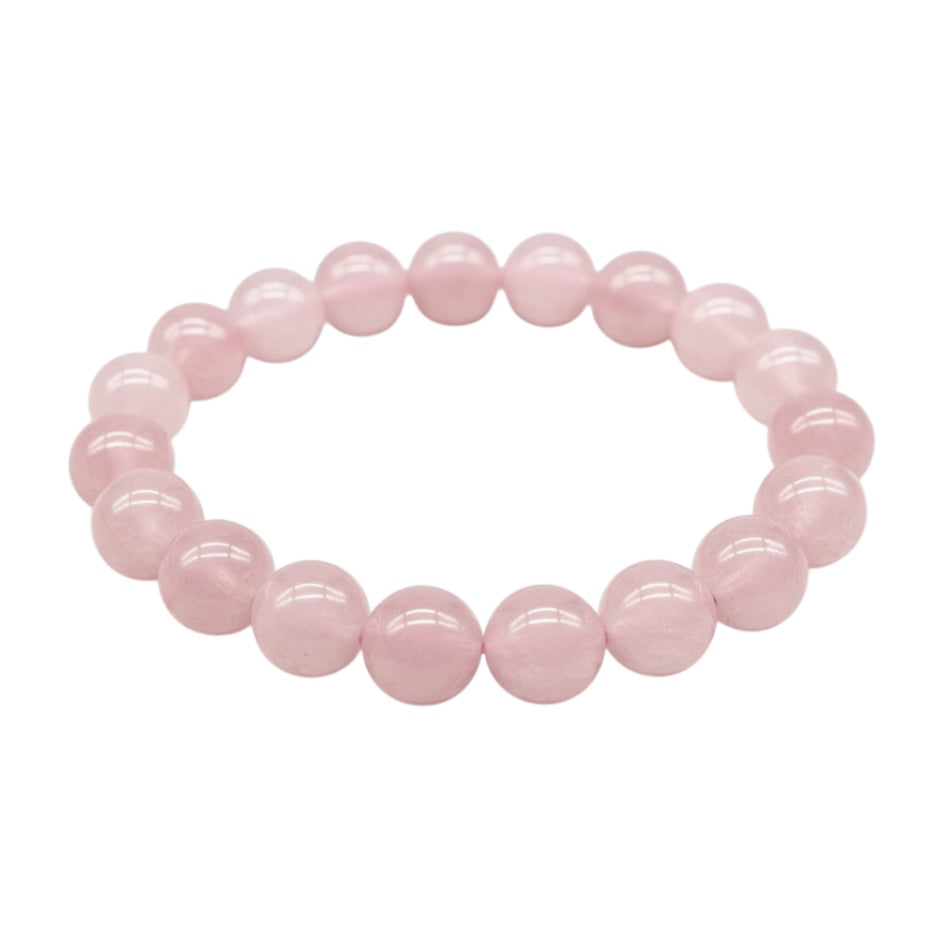 Rosenquarz Kugelarmband – Herzöffnung & Harmonie CrystalScents