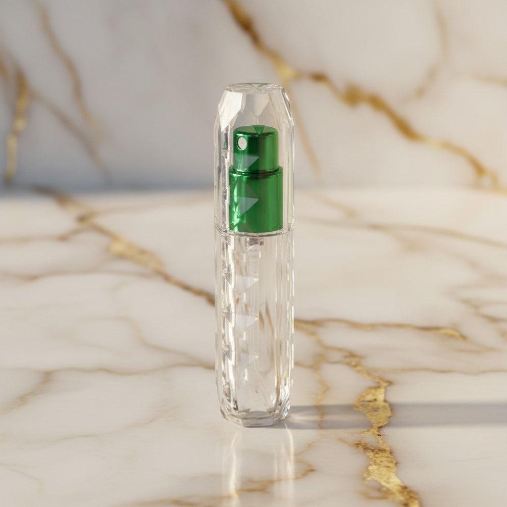 Parfüm Abfüller in frischem Grün CrystalScents