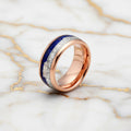 Ring – Roségold mit dunkelblauem Pfeil CrystalScents