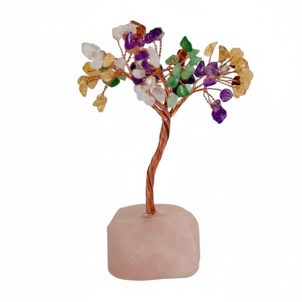 Rosenquarz Chakra Baum - Harmonie der Kristalle CrystalScents