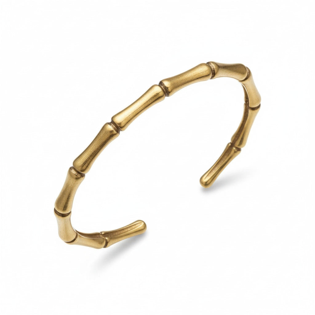 Armreif „Bambus“ - Offenes Design CrystalScents