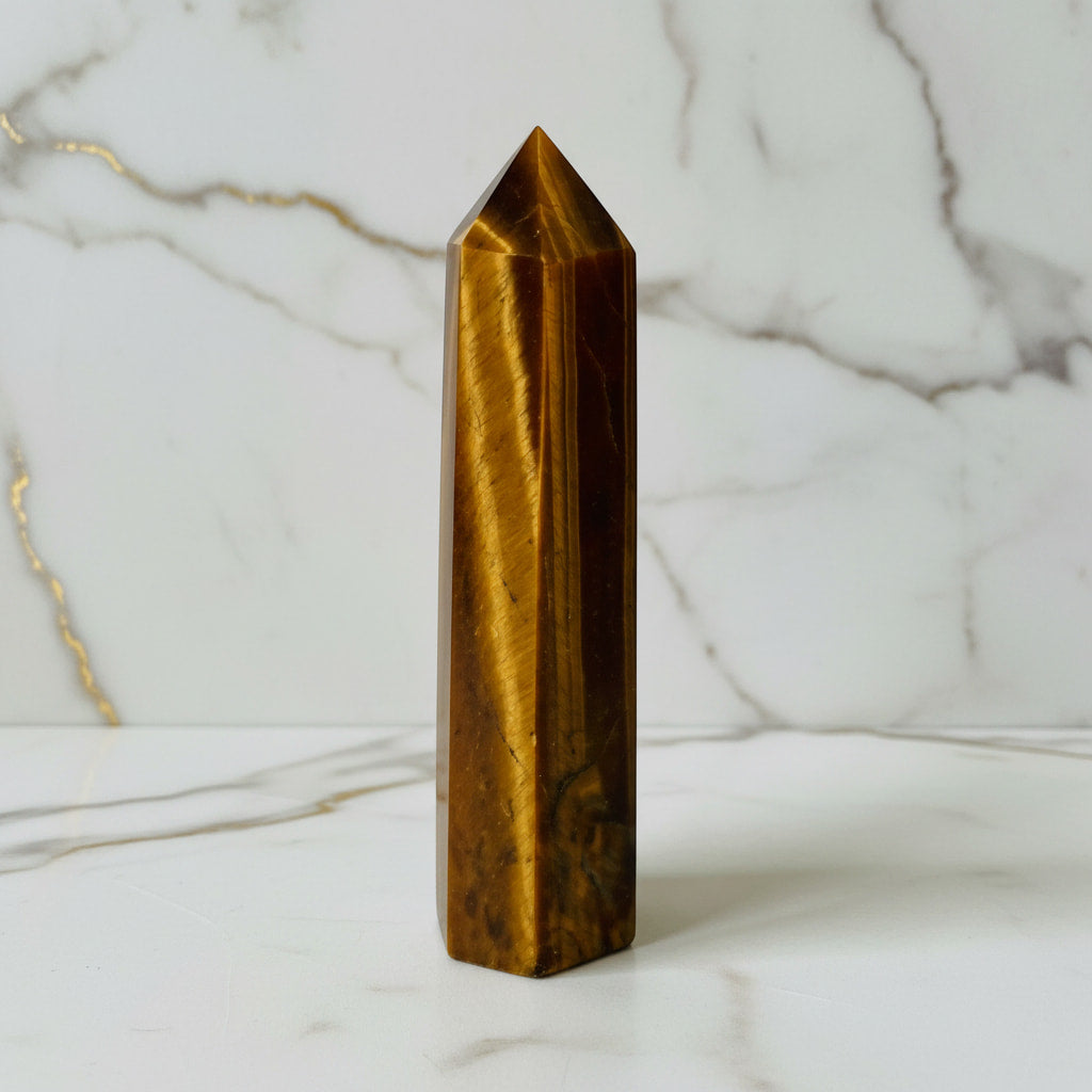 Tigerauge Obelisk – Selbstvertrauen & Kraft