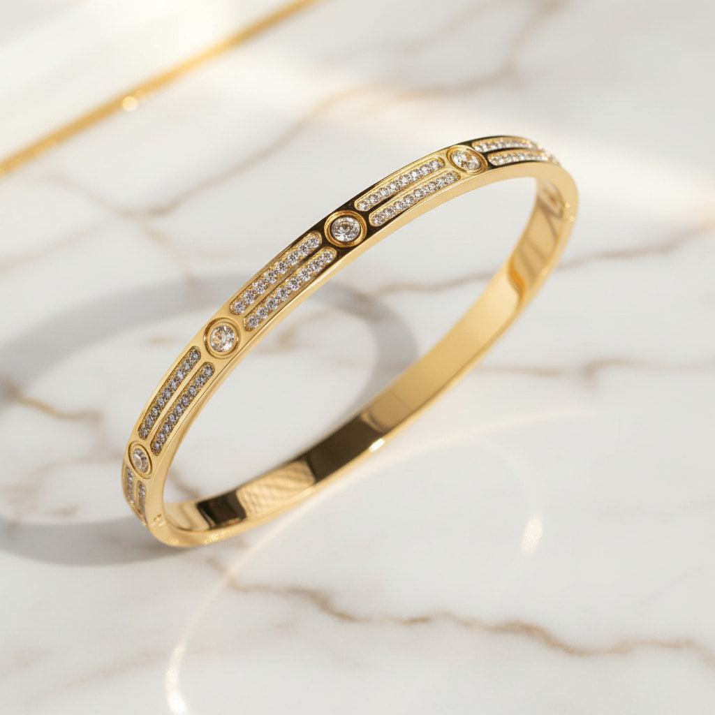Armband - Funkelnde Akzente in Gold CrystalScents