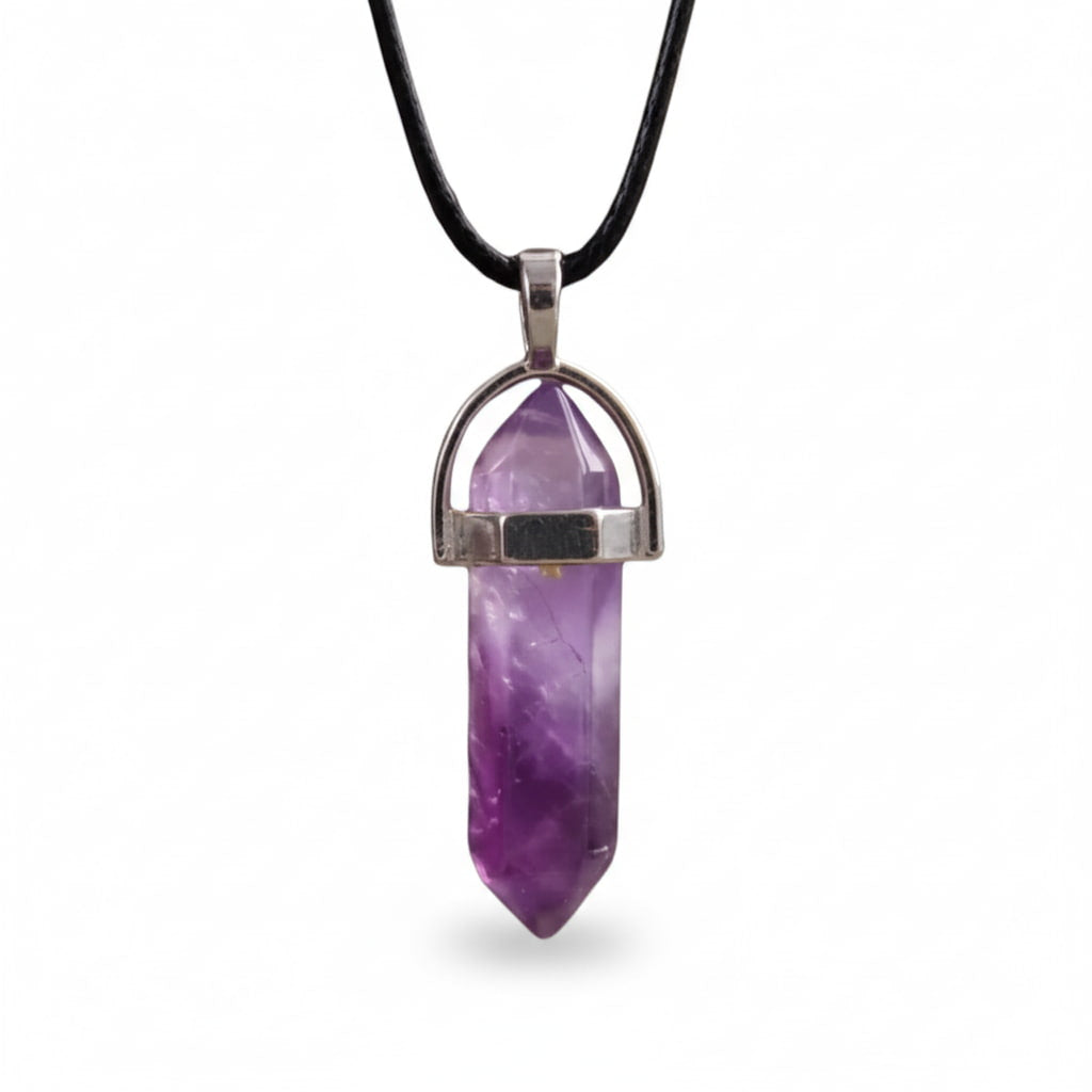 Amethyst Halskette Doppelender – Stilvoll & Harmonisch CrystalScents