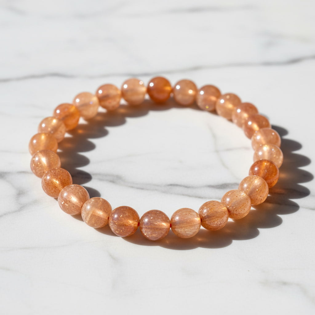 Sonnenstein Kugelarmband – Optimismus & Glück