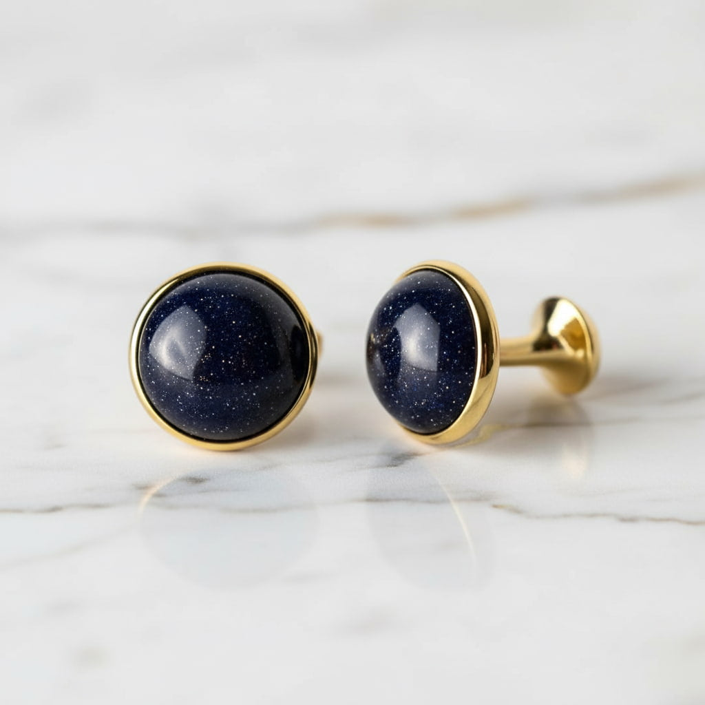 Blaufluss Manschettenknöpfe – Mit schimmernder Ausstrahlung