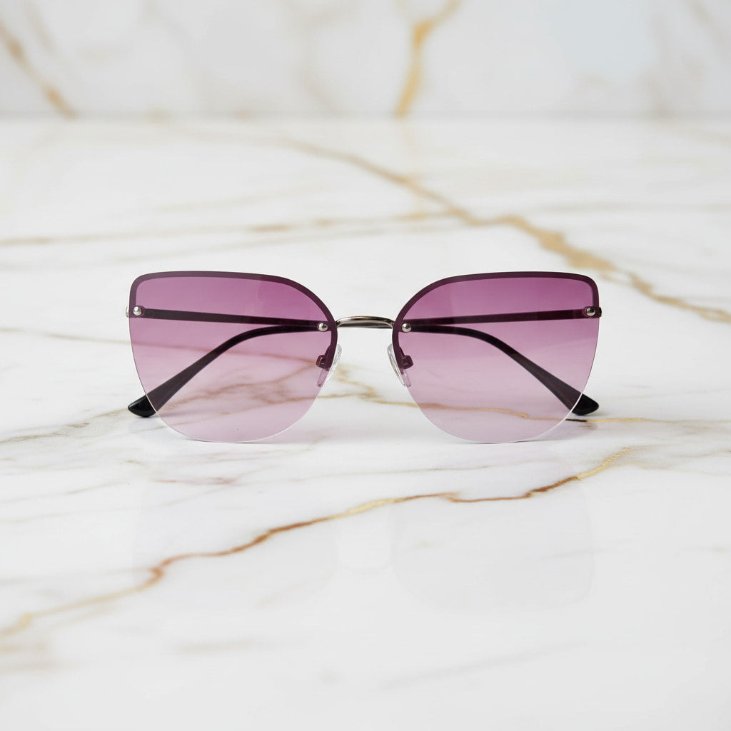 Sonnenbrille – Auffällig pink Cateye CrystalScents