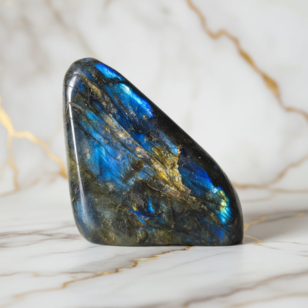 Labradorit Freiform – Blaue Leuchtkraft CrystalScents