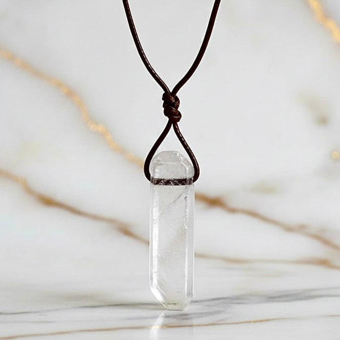 Bergkristall Halskette - Klarheit & innere Balance