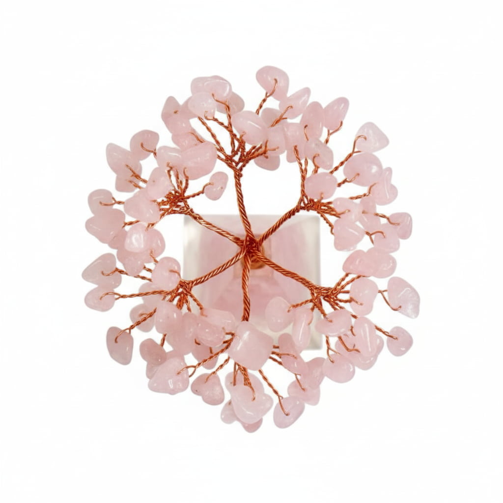 Rosenquarz Baum - Orgonit Pyramide CrystalScents
