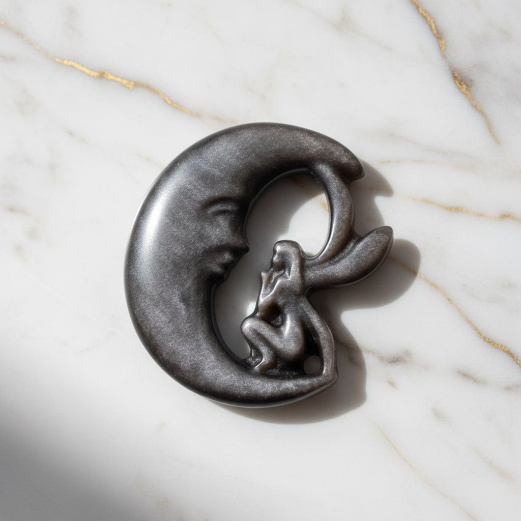 Silber Obsidian – Silber Obsidian Mondelfe CrystalScents
