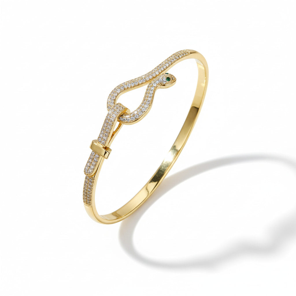 Armband Gold – Stilvolle Schlangen Form CrystalScents