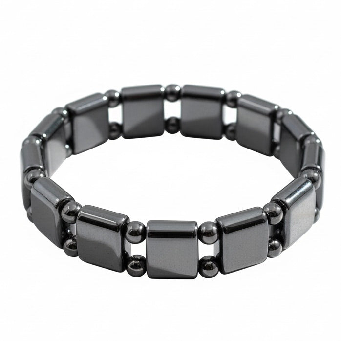 Hämatit Armband - Modisch & Metallisch CrystalScents