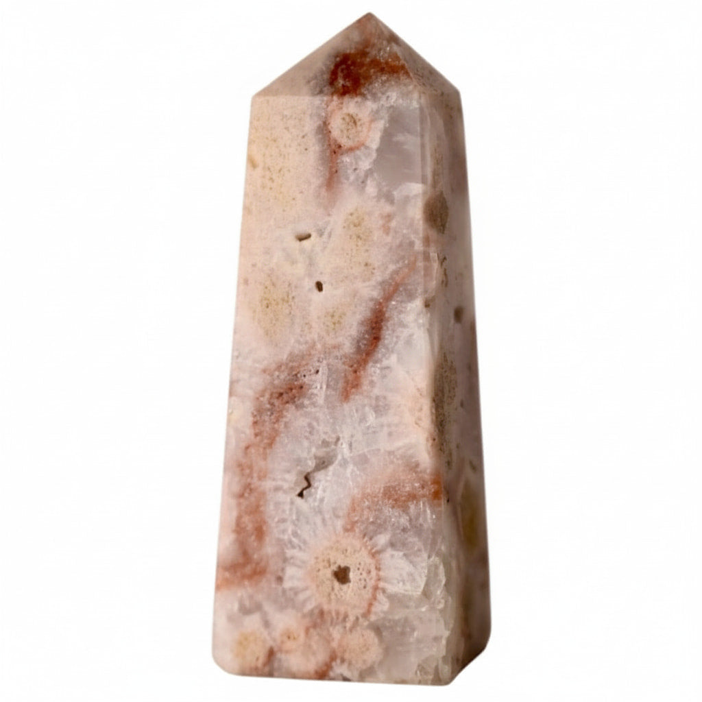 Amethyst Obelisk rosa – Funkelnde Schönheit | CrystalScents CrystalScents