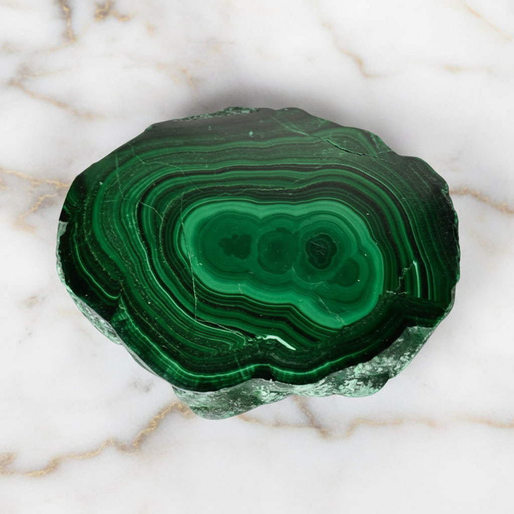 Malachit Scheibe – Natürliche Schönheit JETZT sichern CrystalScents