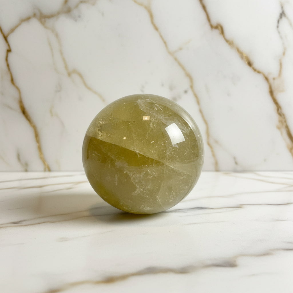 Citrin Kugel – Strahlendes Highlight CrystalScents