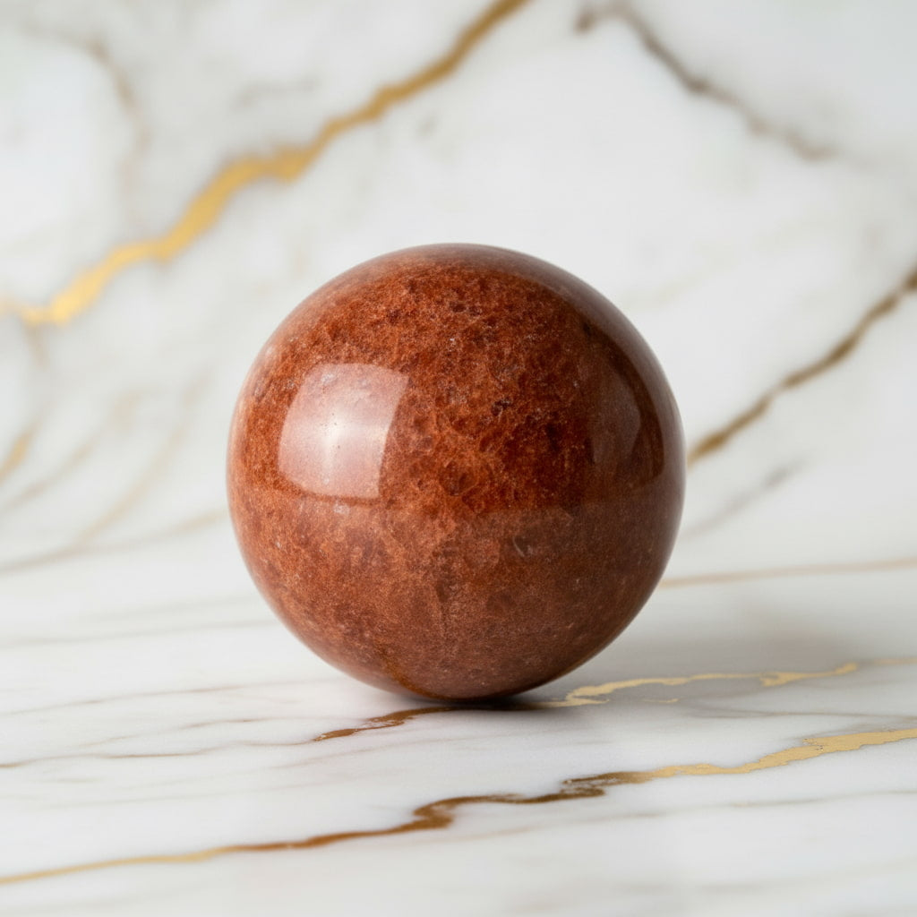 Erdbeerquarz Kugel – Optimismus & Lebensfreude JETZT sichern CrystalScents