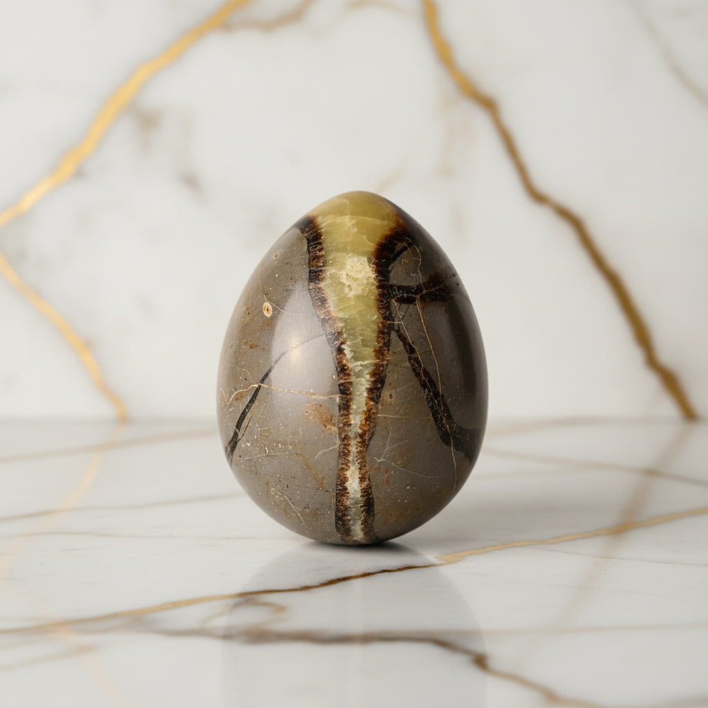 Septarian Ei – Kraftvolles Kristallobjekt CrystalScents