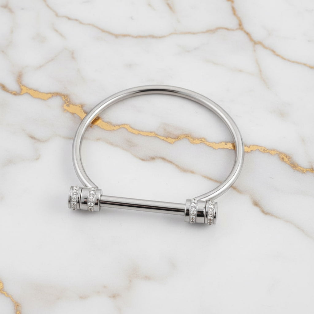 Armband – Schrauben Design in Silber CrystalScents