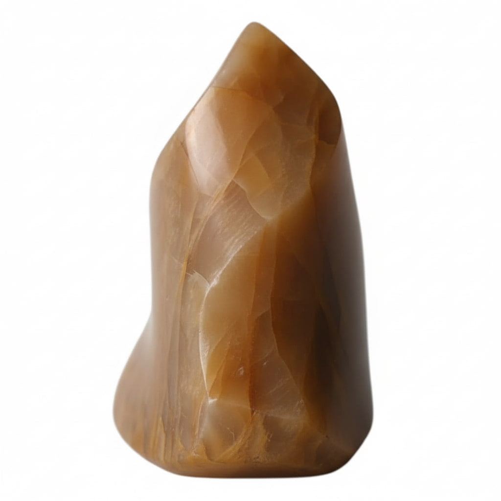 Mondstein Flamme in schimmerndem Orange CrystalScents